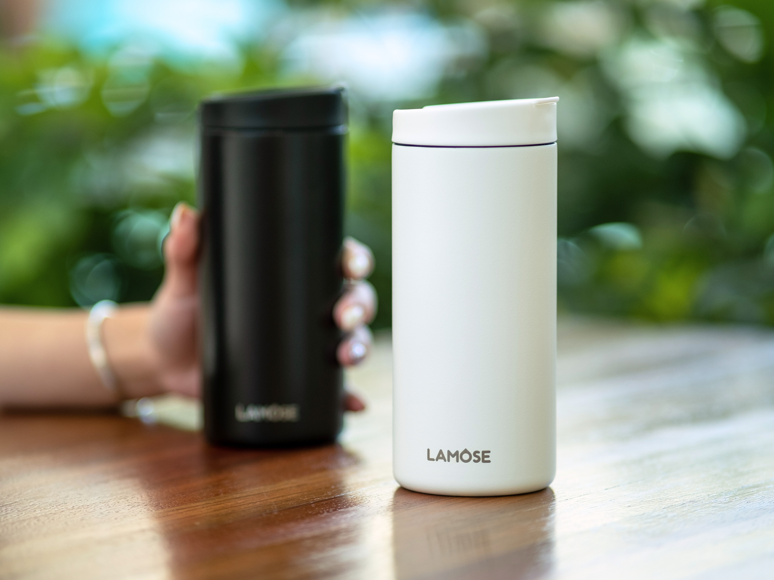 12oz Grouse Insulated Tumbler - Lilac Botanical Garden Floral Print