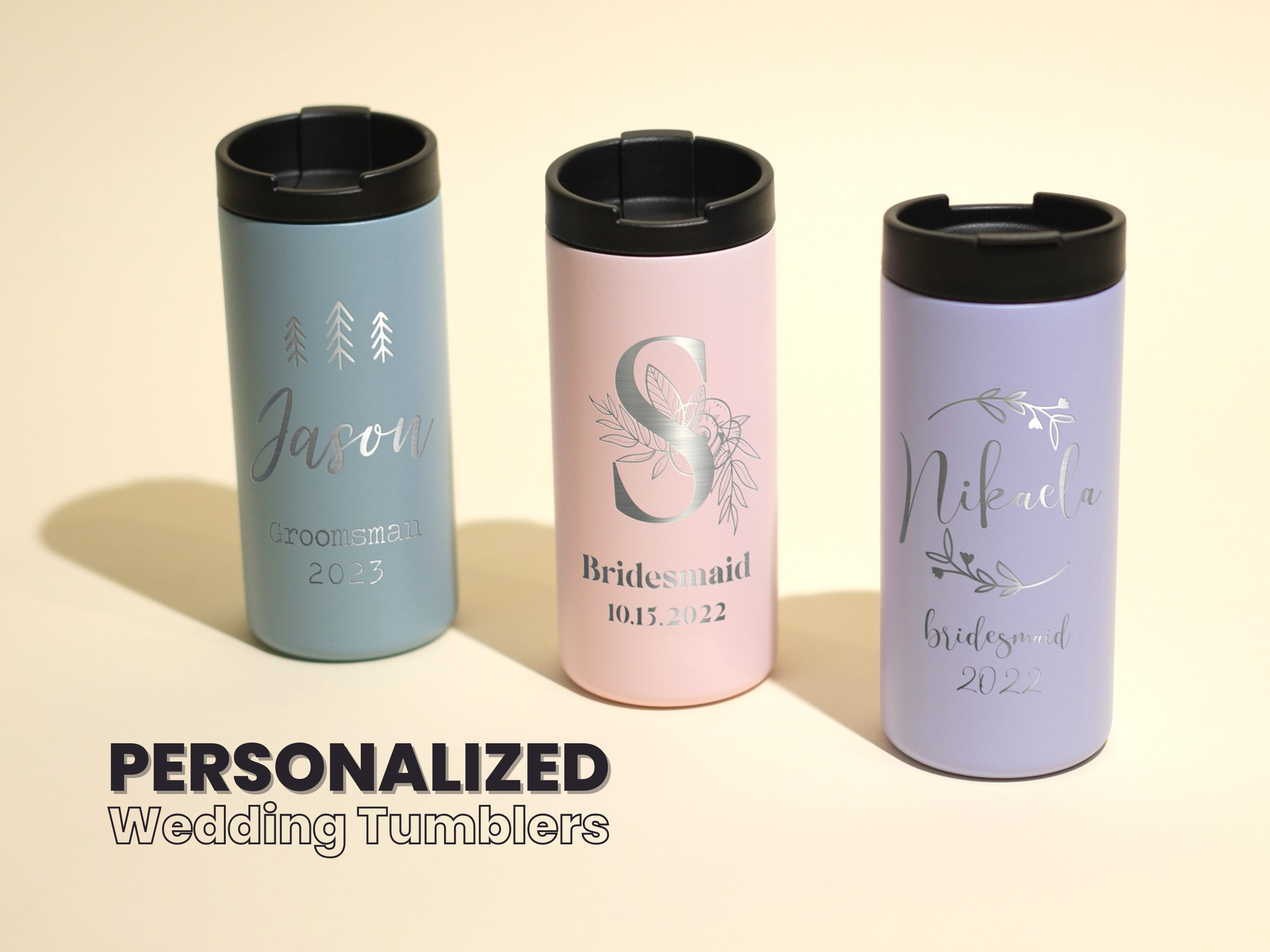 12oz Grouse Insulated Tumbler - Lilac Botanical Garden Floral Print