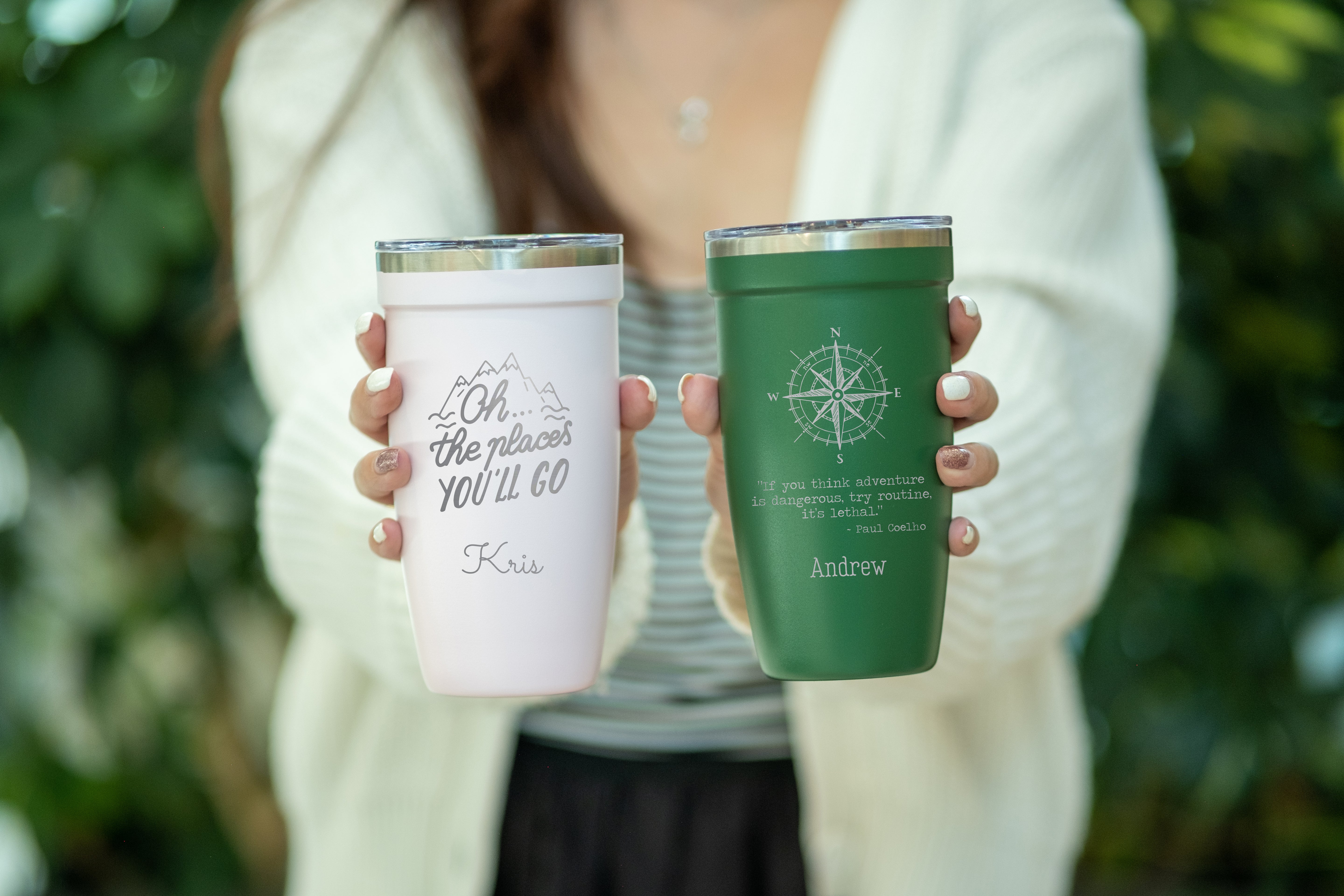 Good Vibes Retro Peyto 16oz Travel Cup - Insulated Tumbler