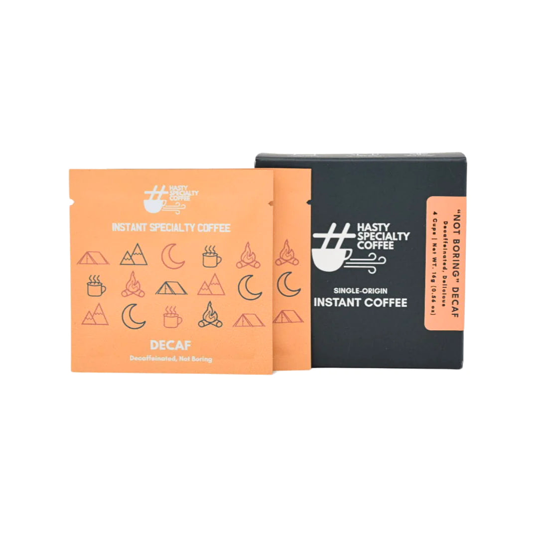Hasty Coffee Decaf Box - Gigante Decaf - Huila, Colombia - Banana Bread, Demerara Syrup, Ginger Cookie Tasting Notes - Sugar Cane Decaffeination - Apex Imports - Explore More