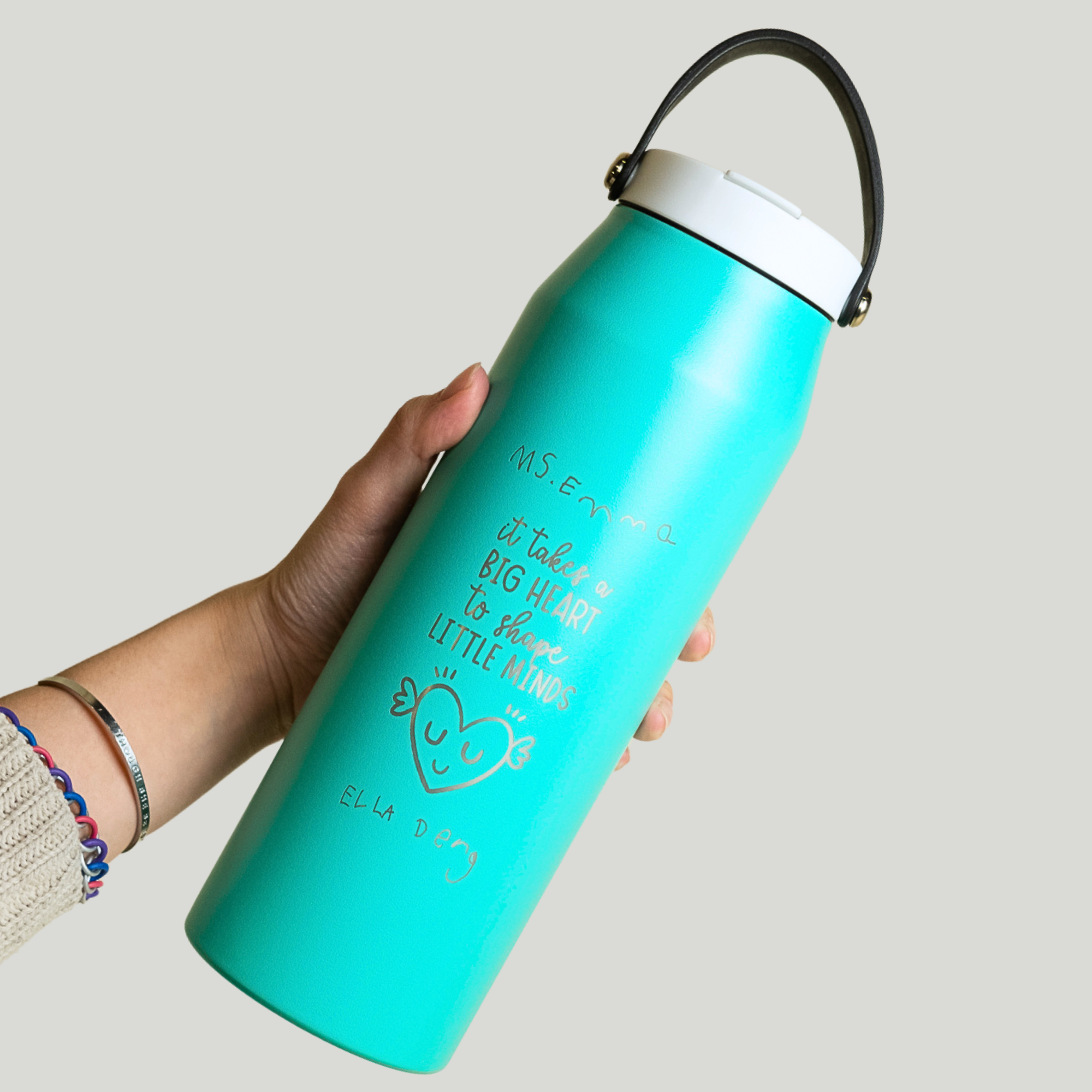 Tropical Leaf Pattern Grouse 34 oz Insulated Tumbler - Monstera & Palm Design