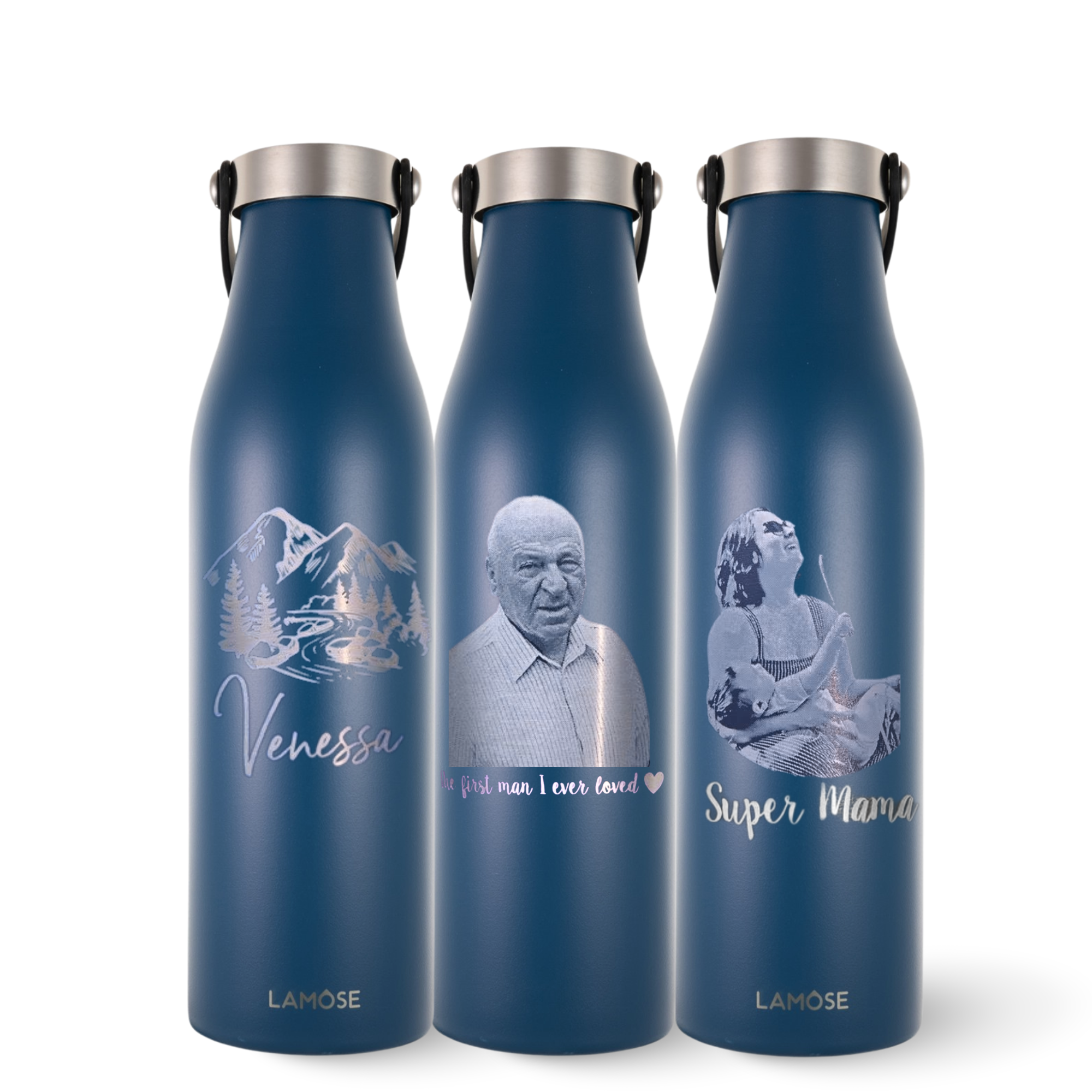 Robson 21 oz Insulated Bottle - Vibrant Red Meadow Floral Edition