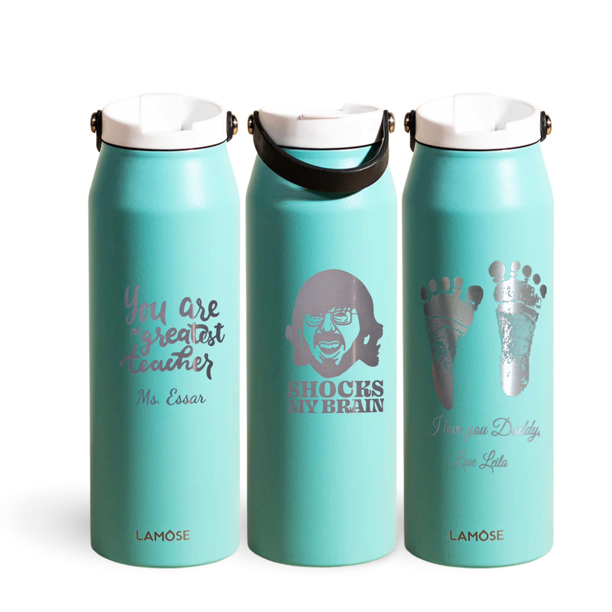 Tropical Leaf Pattern Grouse 34 oz Insulated Tumbler - Monstera & Palm Design