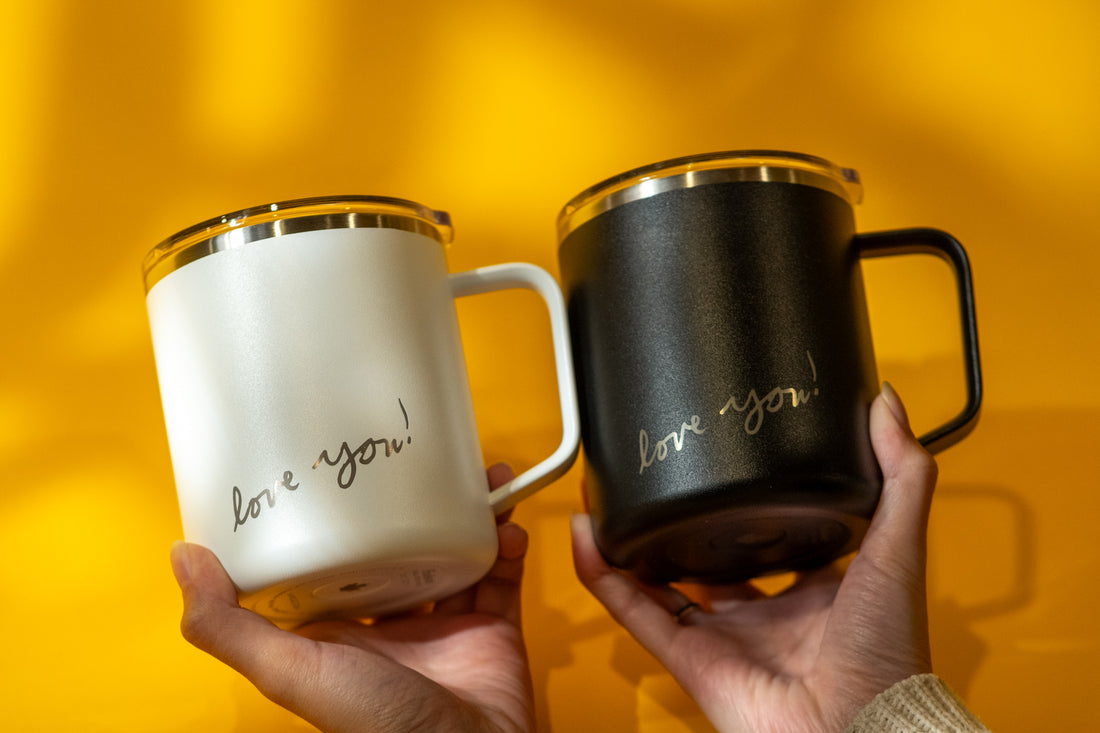 LAMOSE Love Mugs: Personalize Your Wedding Toast