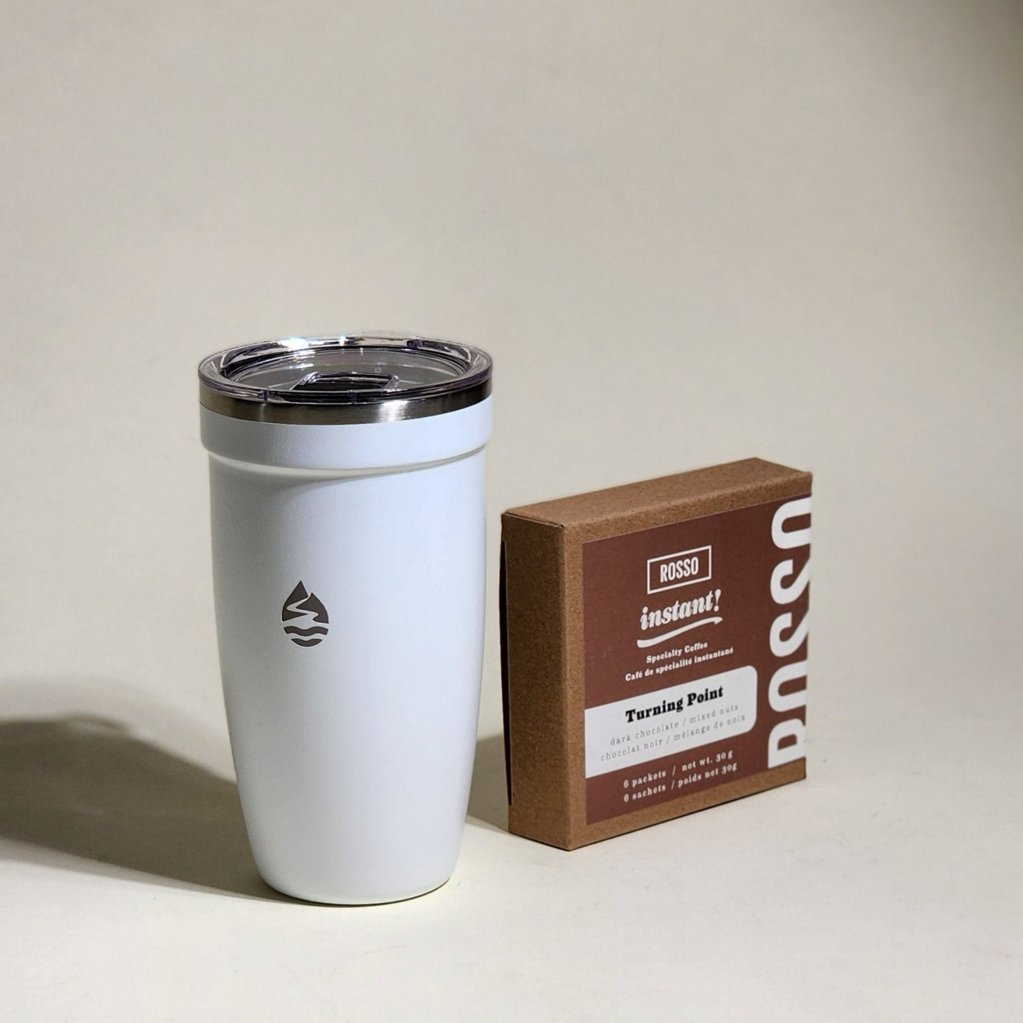 Rosso Coffee Roasters Turning Point Instant Coffee - Indulge in rich, smooth flavors anywhere. Our best-selling comfort blend now in convenient instant form. Shop now for a delightful coffee experience