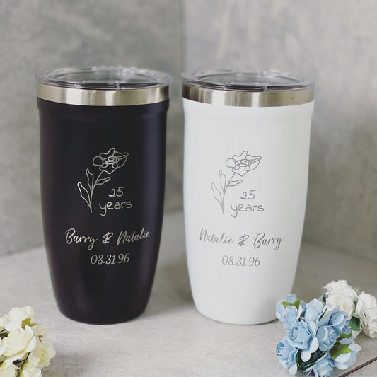 Perfect Wedding Gift Souvenirs : Custom Engraved Mugs and Tumblers