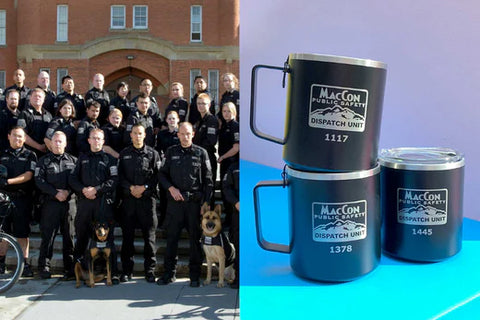 Engraved Firefighter Tumbler and Mugs  : Personalized Appreciation for Heroes