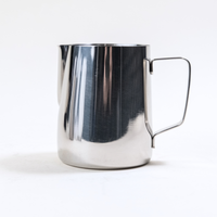 Basic Milk Pitcher 500ML stainless steel frothing jug for latte art and steaming milk in coffee shops