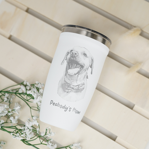 Custom Engraved Dog Portraits on Mugs & Tumblers – The Ideal Gift for Pet Lovers