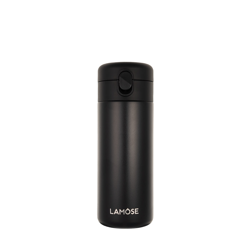 LAMOSE Emerald 12 oz Insulated Travel Tumbler - Perfect for mess-free sipping on the move, with exceptional temperature control.