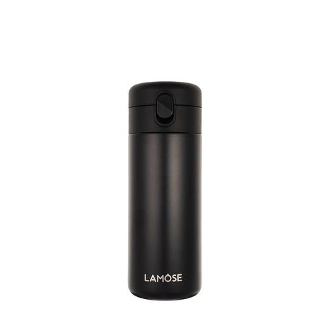 LAMOSE Emerald 12 oz Insulated Travel Tumbler - Perfect for mess-free sipping on the move, with exceptional temperature control.