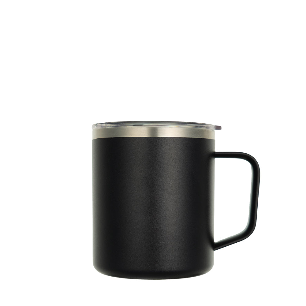 LAMOSE Hudson 12 oz Insulated Mug - Enjoy warm coffee on-the-go with comfortable handling.