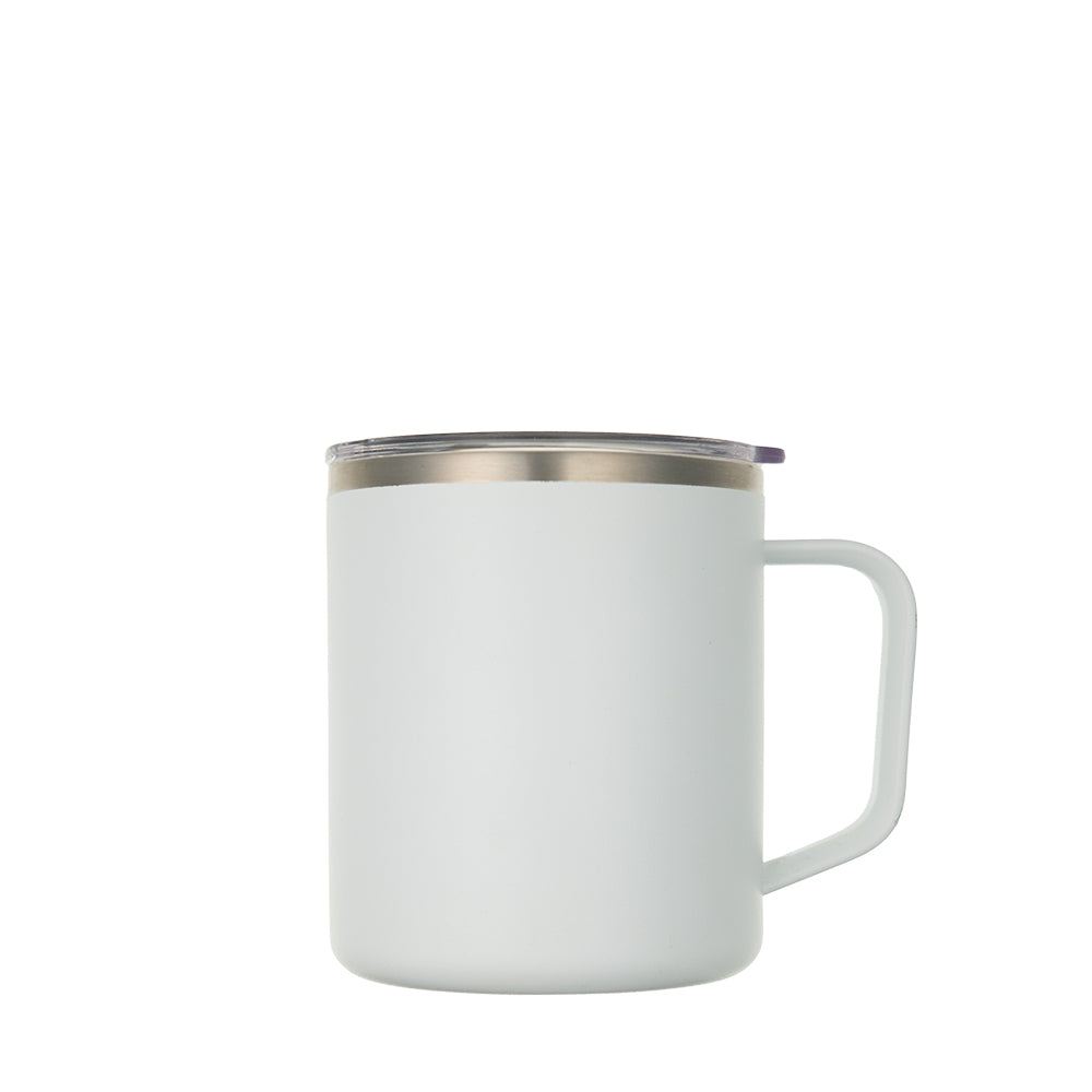 LAMOSE Hudson 12 oz Insulated Mug - Enjoy warm coffee on-the-go with comfortable handling.