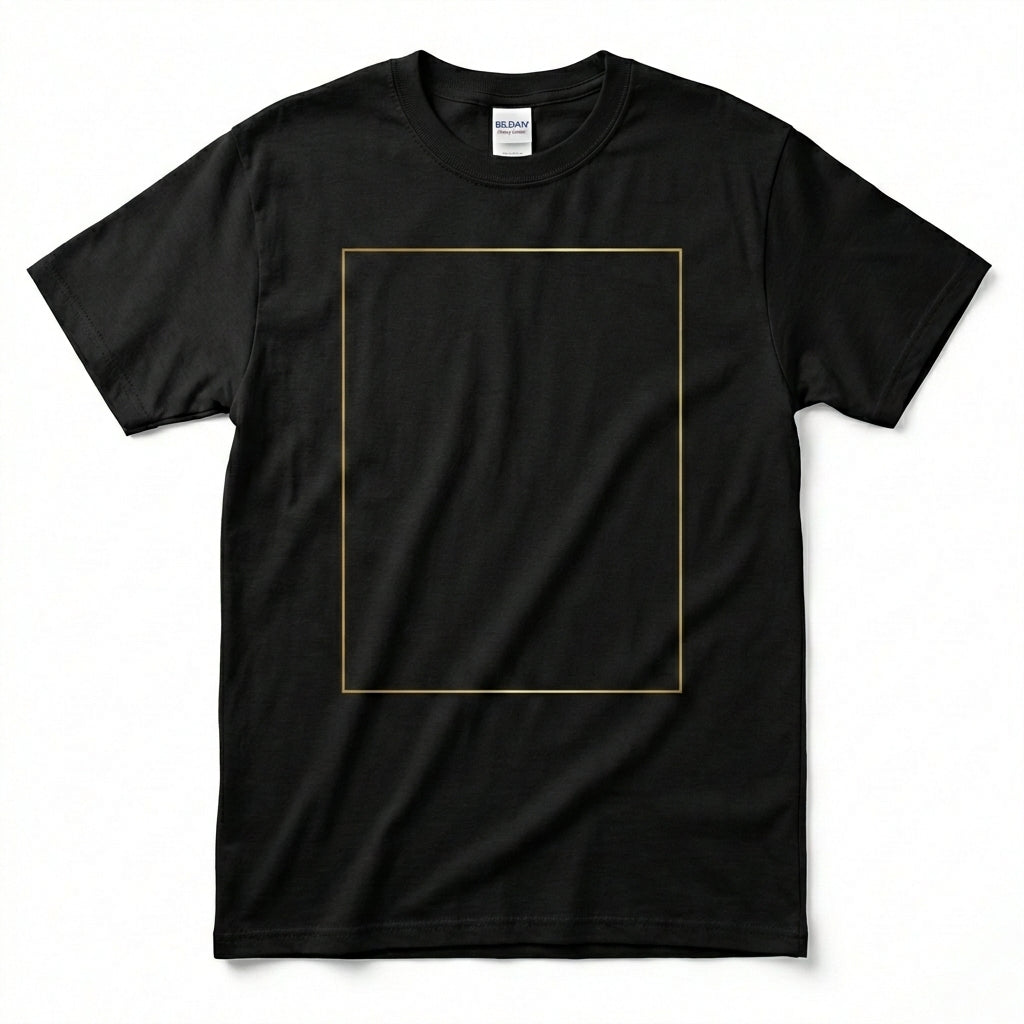 Custom Screen Print T-Shirt - Gildan 5000 Black